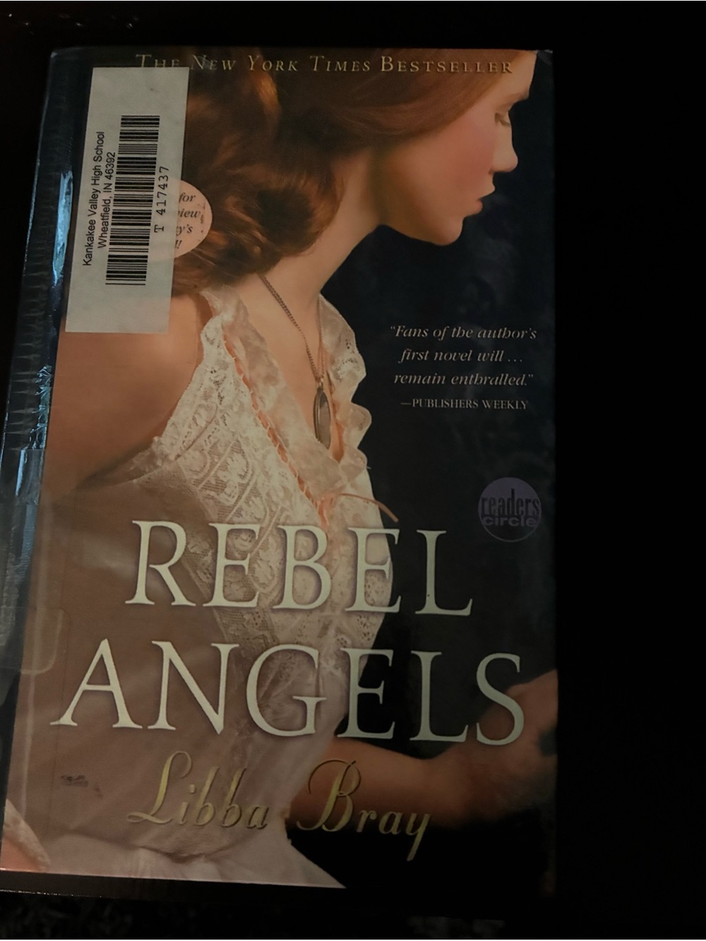 Rebel Angels by Libba Bray — Soft Cream & Navy Cover